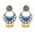 E-5794 Indian Beaded Rhinestone  Drop Dangle Earrings for Women