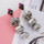 E-5803 Fashion Jhumka Earrings with Rhinestone Bells Pendant Silver Drop Dangle Earrings for Women