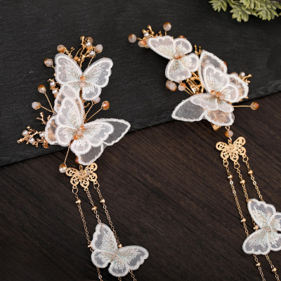 F-0767 New fringe costume Hanfu headdress suit ladies fairy hair accessories ancient style hair accessories