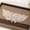 F-0768 Vintage Crystal Braided Hairband Crown Wedding Headdress Jewelry
