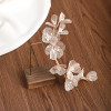 F-0770 Korean Style Women Gold Wired Flower Headbands Bridal Wedding Hair Accessories