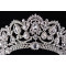 F-0771 New Arrival Baroque Big Rhinestone Crystal Beaded Bride Crown Headband Tiara Wedding Headpiece Headband
