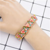 B-1034 Vintage Triangle Rhinestone Elastic Band Bracelet