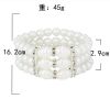 B-1037 Elegant 3 Layers Simulated Pearl Beads Statement Bracelets for Women Girl Summer Party Jewelry Gift