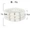 B-1037 Elegant 3 Layers Simulated Pearl Beads Statement Bracelets for Women Girl Summer Party Jewelry Gift