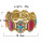 B-1039 Vintage Bead  Colorful Rhinestone printed Elastic Band Bracelet Jewelry