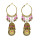E-5819 Gold Color Bells Indian Jhumka Earrings Women's Vintage Turkey Boho Beads Tassel Earrings Turkish Jewelry