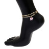 B-1044 Fashionable summer beach sexy and charming butterfly Pendant anklets