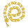 N-7381 Boho gold heart carved flower bell tassel dance waist chain ethnic style woman body chain Jewelry