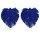 E-5840 1pairs Bohemian multi-color Silk cotton Knot Leaf Leaf Earrings Women's DIY leaves tassel Earrings