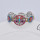 B-1049 Fashion Retro Style Colorful Rhinestone Butterfly pattern Flower Shaped Elastic Bracelet Jewelry