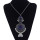 N-7388 Bohemian gold vintage white pearl tassel sun flower bell pendant color necklace women jewelry
