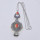 N-7388 Bohemian gold vintage white pearl tassel sun flower bell pendant color necklace women jewelry
