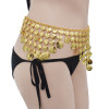 N-7389 Bohemian metal alloy butterfly carved flower bell tassel dance waist chain ethnic style woman beach sexy body chain Jewelry