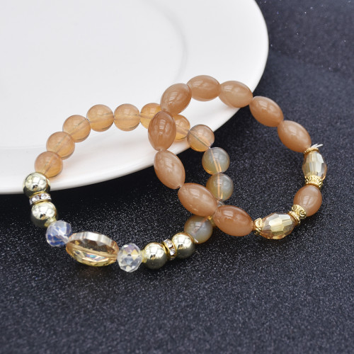 B-1051 4Pcs/Set Boho Style Beaded Adjustable Bracelets For Women Charming Jewelry Accessory