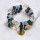B-1055 3Pcs/Set Boho Beaded heart-shape pendant Bracelets Charming Jewelry Accessory