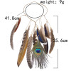 F-0778 Fashion Bohemian Hippie Headband Dreamcatcher Feather Headdress Fashion Peacock Feather Headbands Hair Accessories