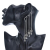 E-5864 Fashion Ethnic Long Jhumka Earrings Indian Jewelry Gypsy Bell Tassel Women Statement Afghan Egypt Turkish Earrings Jewelry