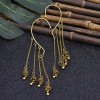 E-5864 Fashion Ethnic Long Jhumka Earrings Indian Jewelry Gypsy Bell Tassel Women Statement Afghan Egypt Turkish Earrings Jewelry