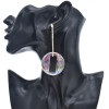 E-5871 Korean Fashion butterfly water round shape drop Earrings summer Jewelry