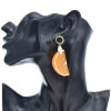 E-5874 Fashion Three-dimensional Simulation Orange Fruit Earrings Female Jewelry