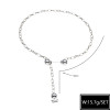 N-7398 Chain Style Exaggerated Pearl Sexy Necklace Party Jewelry