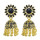 E-5880 Indian Jhumka Earrings for Women Gold Metal Sunflower Crystal Bells Tassel Earring Party Jewelry Gift