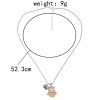 N-7403 Fashion Diamond Small Animal Love Pendant Clavicle Chain Necklace