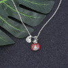 N-7403 Fashion Diamond Small Animal Love Pendant Clavicle Chain Necklace