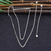E-5888 New Long Crystal Tassel Pearl Dangle Earrings for Women Wedding Drop Earrings with hairpin Fashion Jewelry Gifts