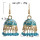E-5891 Vintage Gold Alloy Bells Tassel Birdcage Indian Jhumka Earrings for Women Bohemian Party Jewelry