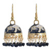 E-5891 Vintage Gold Alloy Bells Tassel Birdcage Indian Jhumka Earrings for Women Bohemian Party Jewelry