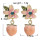 E-5892 Korean New Arrival Sweet Crystal Holiday Flower Stud Earrings For Women Fashion Elegant Oorbellen Bijoux Party Gifts