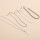 N-7406  4Pcs/Set Silver Gold Chain Human Head Pendant Choker Necklaces for Women Bohemian Party Jewelry