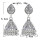 E-5894  Vintage Silver Leaf Pendant Hollow Bell Earrings Silver Bead Tassel Party Gift Women Jewelry