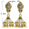 E-5905 Vintage crystal bell tassel earrings party gift women Jewelry