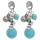 E-5910  New Ethnic Bohemian Turquoise Stone Drop Dangles Earrings for Women Vintage Party Statement Jewelry