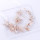 F-0795  Bridal Gold Wired Rhinestone Pearl Beads Leaf Flower Headbands Hairclip Haircomb Jewelry sets for Women Wedding Hair Accessories
