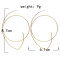E-5913  Fashion Round Dangle Drop Korean Earrings For Women Geometric Round Gold Earring Wedding Jewelry