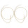 E-5913  Fashion Round Dangle Drop Korean Earrings For Women Geometric Round Gold Earring Wedding Jewelry