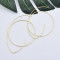 E-5913  Fashion Round Dangle Drop Korean Earrings For Women Geometric Round Gold Earring Wedding Jewelry