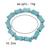 B-1079  5Styles Bohemian Heart Tortoise Bone Shape Turquoises Beaded Statement Bracelets for Women Party Jewelry Gift