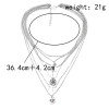 N-7414  Bohemian Multi Layered Necklace for Women Vintage Coin Star Moon Pendant Necklace Geometric Collares Jewelry
