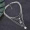 N-7414  Bohemian Multi Layered Necklace for Women Vintage Coin Star Moon Pendant Necklace Geometric Collares Jewelry