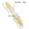 F-0798  Fashion Women Gold Plated leaves Headband Hairband Hair Accessories Jewelry
