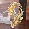 F-0798  Fashion Women Gold Plated leaves Headband Hairband Hair Accessories Jewelry