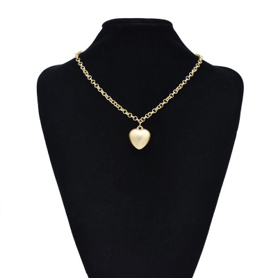 N-7417 Fashion Gold Chain Heart Pendant Necklaces & Bracelets Sets for Women Bohemian Party Holiday Jewelry Set