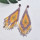 E-5916 Bohemia Vintage purple beaded tassel earrings Indian Jewelry