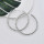 E-5918  Fashion Simple Metal Pearl Hoop Earrings Fashion Big Circle Hoop Statement Earrings for Women Party Jewelry Gift