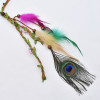 F-0801 Ethnic Peacock Feather Flower Headbands Headdress for Women Bohemian Gypsy Tribal Feather Hair Accessories